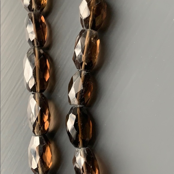 Faceted stone and pendant Necklace - Picture 3 of 4